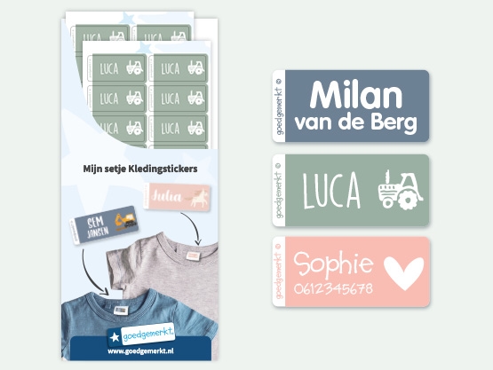 Kledingstickers