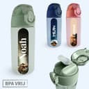 Drinkfles met naam Real World
