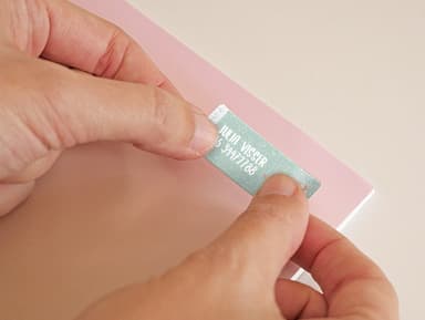 Glitter Naamstickers