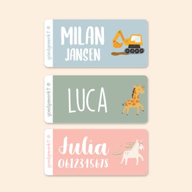 Thema Kledingstickers