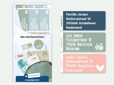 Grote Naamstickers