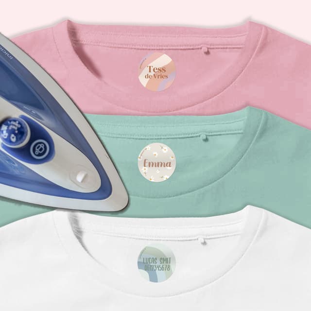 Ronde Instrijklabels - Design