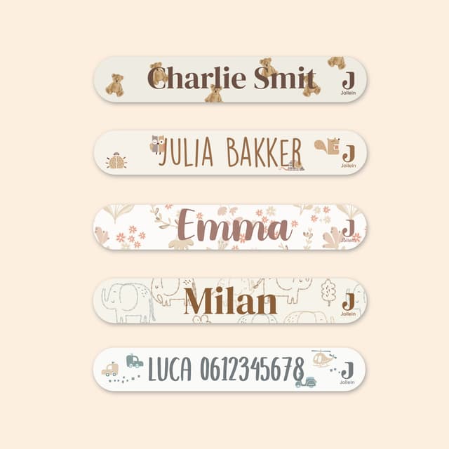 Mini Naamstickers - Jollein
