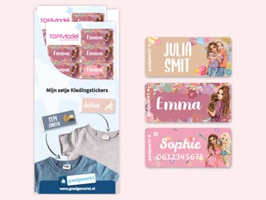 TOPModel Kledingstickers
