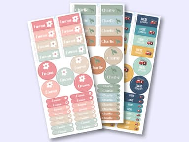 Naamsticker Voordeelset