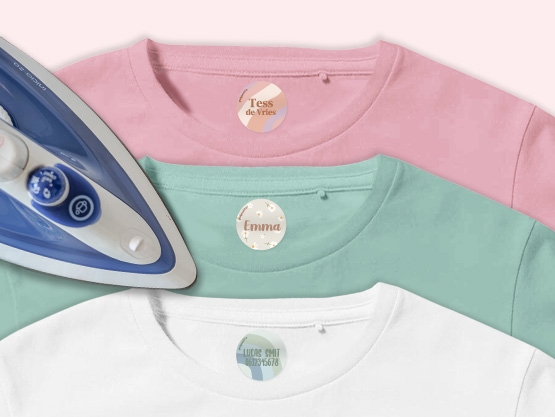 Ronde Instrijklabels - Design