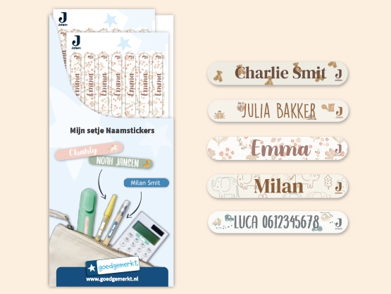 Mini Naamstickers - Jollein