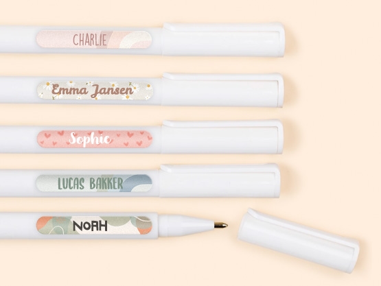 Mini Design Naamstickers