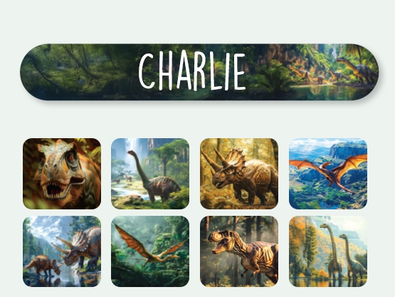 Mini Real World Naamstickers