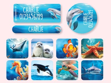 Naamsticker Voordeelset - Real World