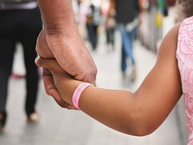 SOS Armband kind – tweekleurig