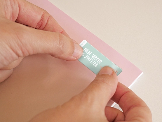 Kleine Thema Naamstickers