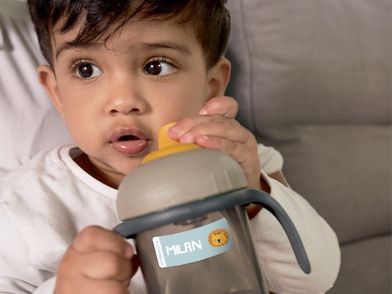 Kleine Thema Naamstickers