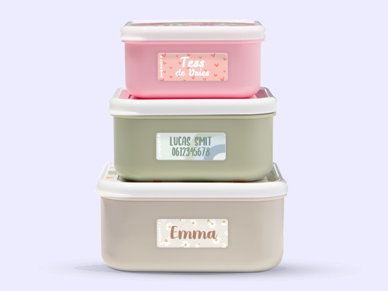 Kleine Design Naamstickers