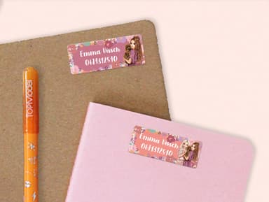 TOPModel Kleine Naamstickers